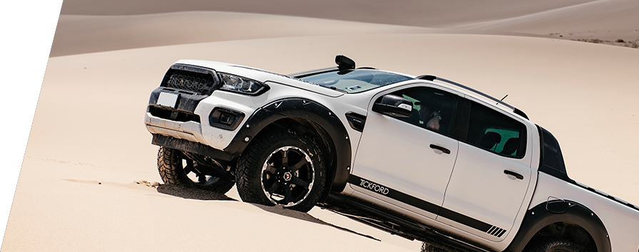 Ford Ranger with DBA brakes equipped